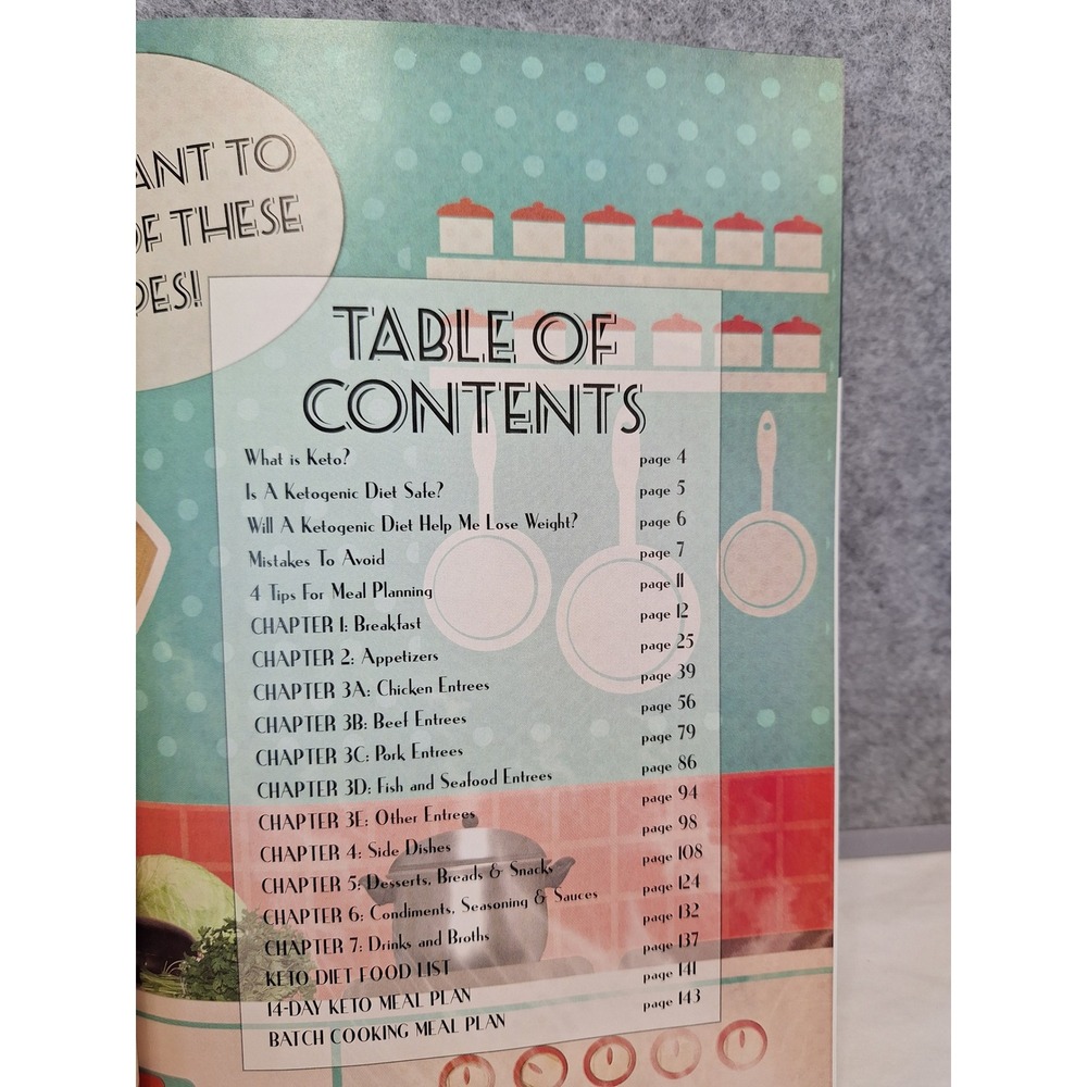 The Essential Keto Cookbook Louise Jeremy Hendon 4th Ed 100+ Recipes Paperback - Picture 4 of 5